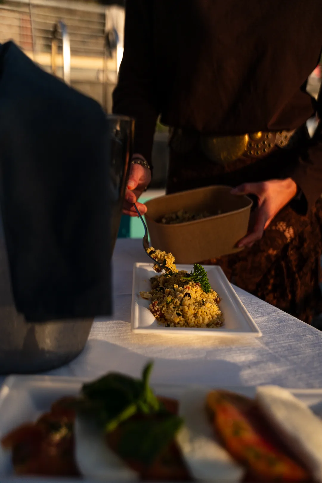 Servizio del takeaway gourmet Marea Daily