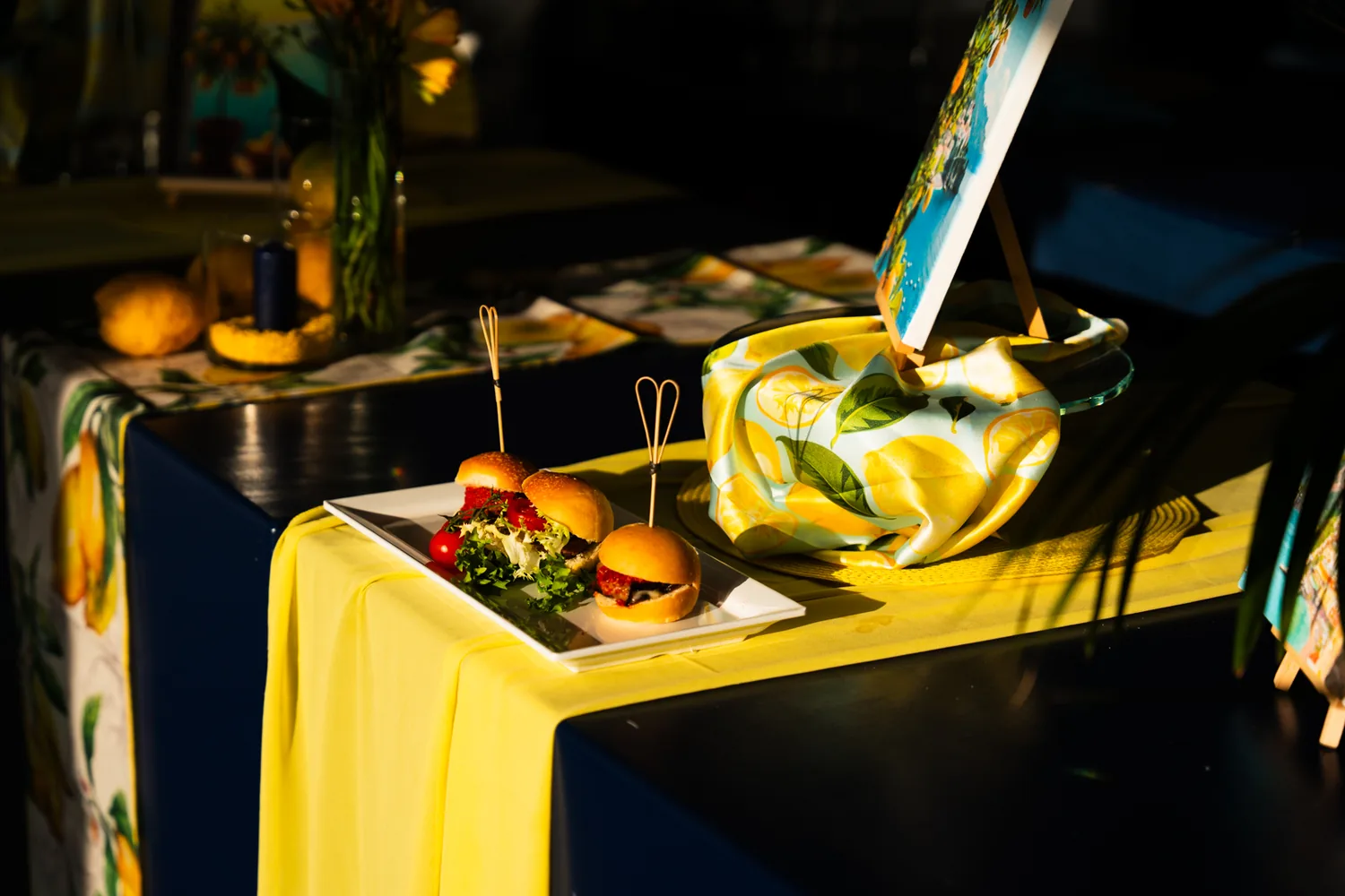 Servizio catering Marea Events in una villa della penisola sorrentina